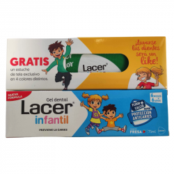 LACER INFANTIL GEL DENTAL FRESA 75ML + REGALO