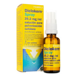 DICLOKERN SPRAY 39,2 MG/ML SOLUCION PARA PULVERIZACION CUTANEA