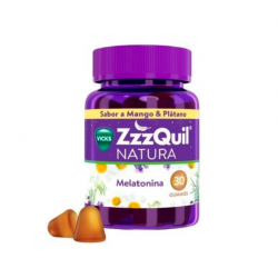 ZZZQUIL NATURA MELATONINA GOMINOLAS SABOR MANGO Y PLÁTANO