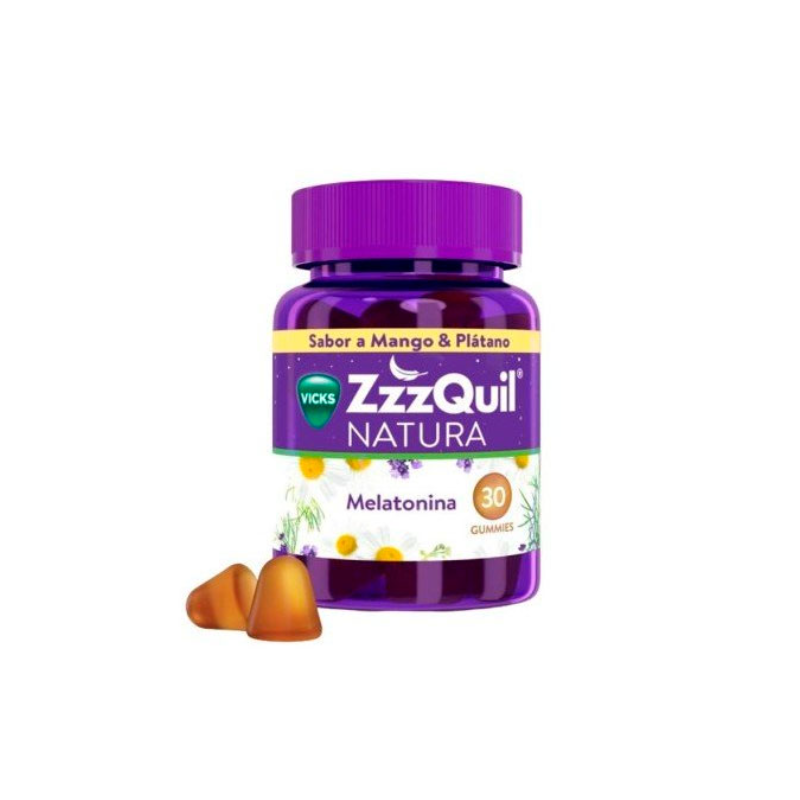 ZZZQUIL NATURA MELATONINA GOMINOLAS SABOR MANGO Y PLÁTANO