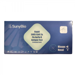 SUNYBIO TEST ANTÍGENOS AUTODIAGNÓSTICO COVID-19 Y GRIPE A/B 1U