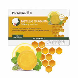 PRANAROM AROMAFORCE GARGANTA CALMA Y SUAVIZA 24 PASTILLAS