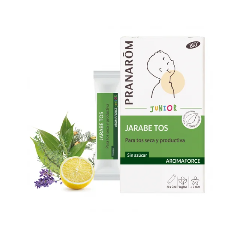 PRANAROM AROMAFORCE JUNIOR TOS SECA Y PRODUCTIVA 20 SOBRES