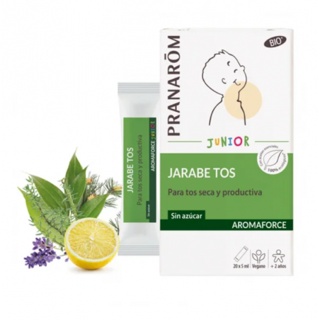 PRANAROM AROMAFORCE JUNIOR TOS SECA Y PRODUCTIVA 20 SOBRES