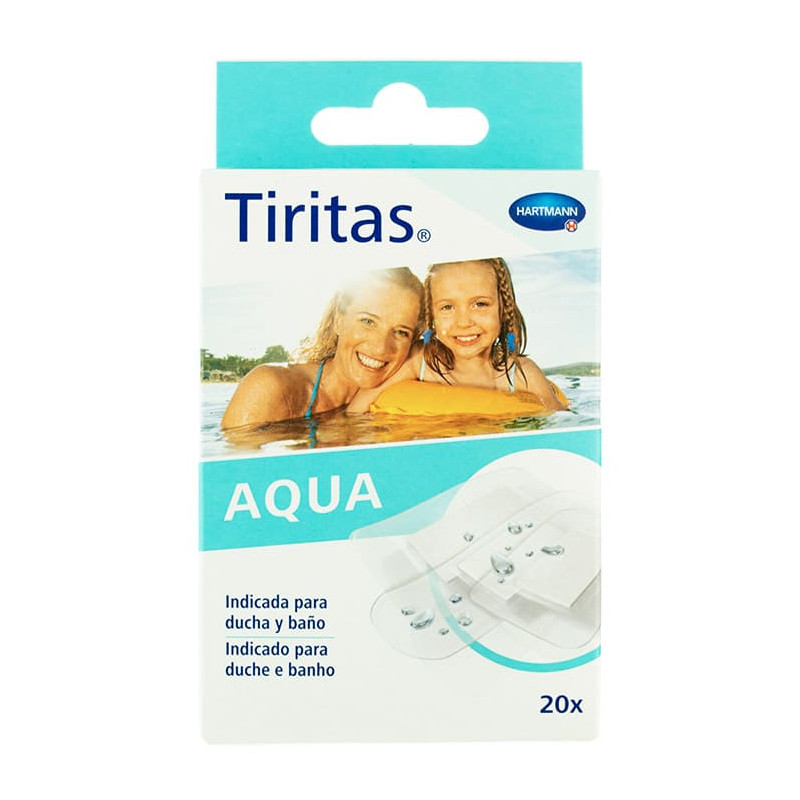 TIRITAS HARTMANN TRANSPARENTES AQUA 20 U