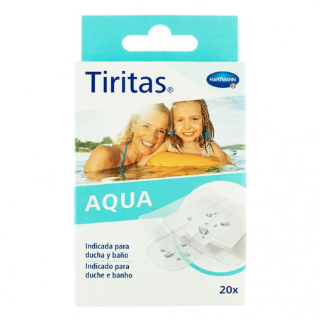 TIRITAS HARTMANN TRANSPARENTES AQUA 20 U