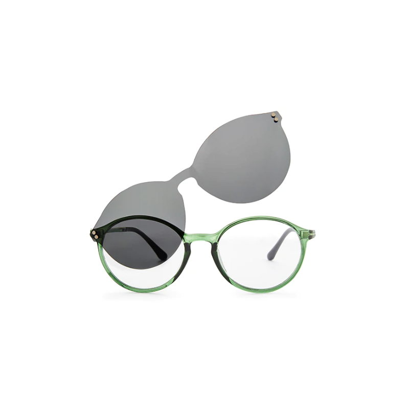 NORDIC VISION GAFAS EASY DUO ROUND GREEN