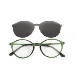 NORDIC VISION GAFAS EASY DUO ROUND GREEN