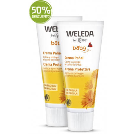 DUPLO WELEDA BABY CREMA PAÑAL CALÉNDULA 2X75ML