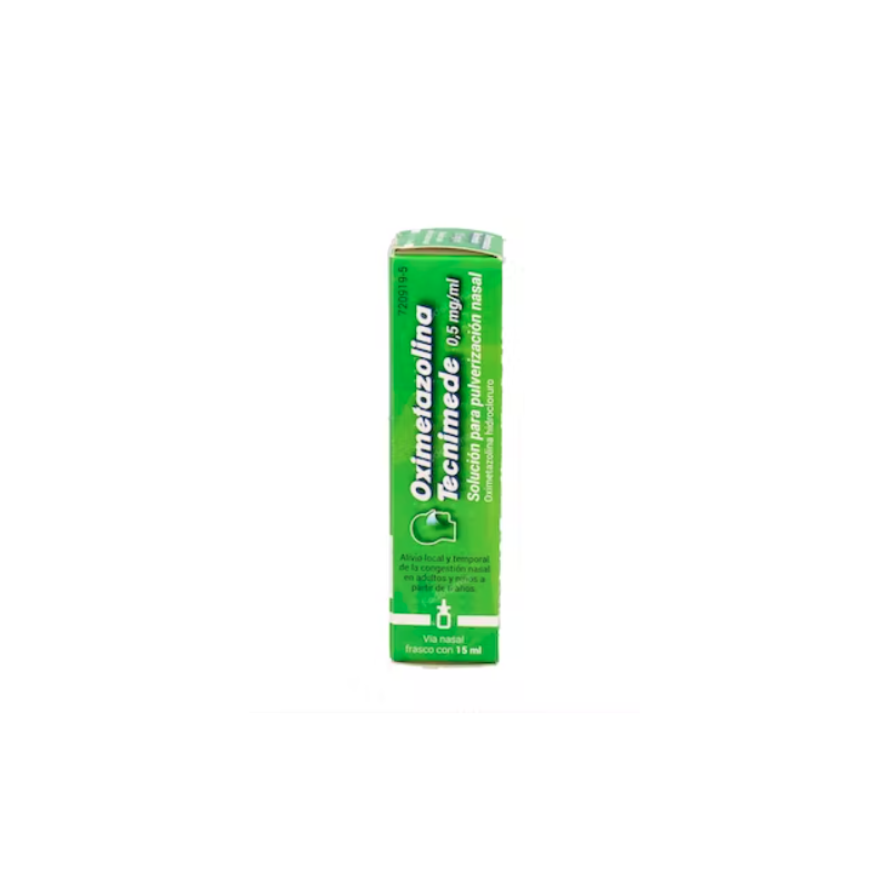 OXIMETAZOLINA TECNIMEDE 0,5 MG/ML SOLUCION PARA PULVERIZACION NASAL 15ML