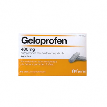 GELOPROFEN IBUPROFENO 400 MG 20 COMPRIMIDOS