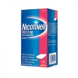 NICOTINELL FRUIT 2 mg CHICLE MEDICAMENTOSO