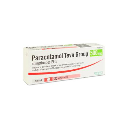 PARACETAMOL TEVA GROUP 500 mg COMPRIMIDOS