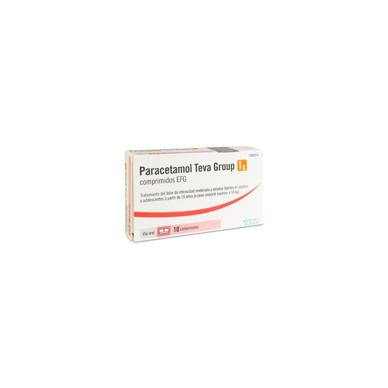 PARACETAMOL TEVA GROUP 1G COMPRIMIDOS