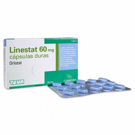 LINESTAT 60 MG CAPSULAS DURAS