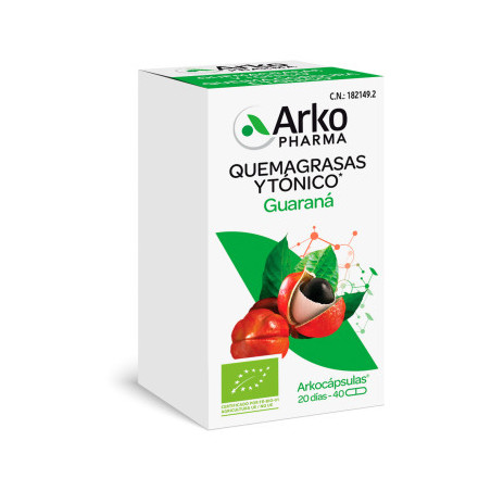 ARKOCAPSULAS GUARANA QUEMAR GRASAS CÁPSULAS