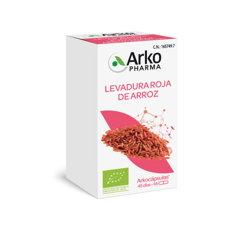 ARKOCAPSULAS LEVADURA ROJA DE ARROZ 45 CAPSULAS