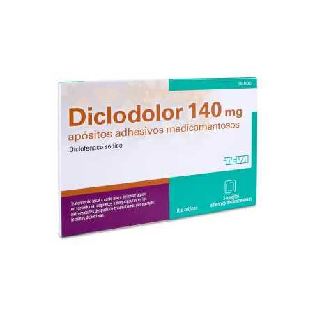 DICLODOLOR 140 APÓSITO ADHESIVO MEDICAMENTOSO