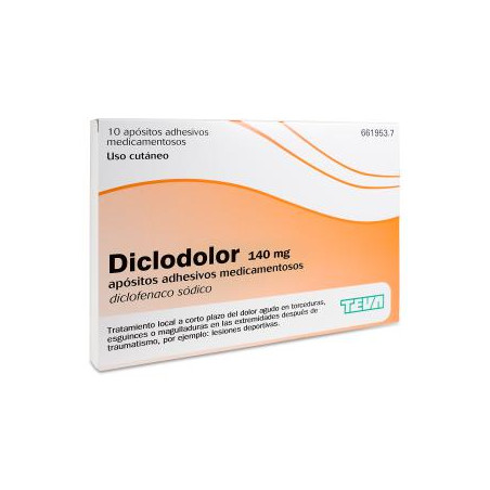 DICLODOLOR 140 APÓSITO ADHESIVO MEDICAMENTOSO