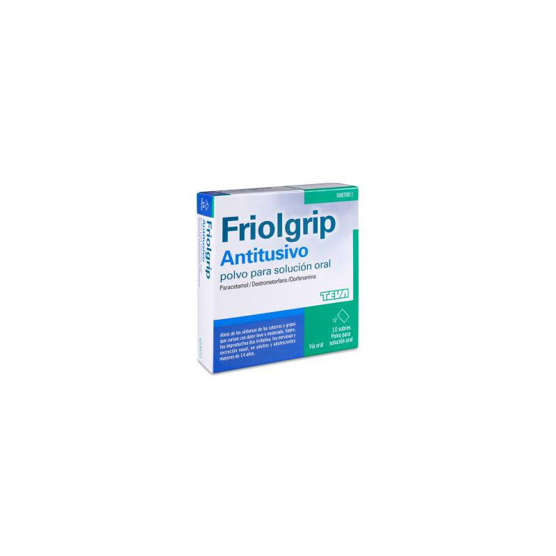 FRIOLGRIP ANTITUSIVO POLVO PARA SOLUCIÓN ORAL