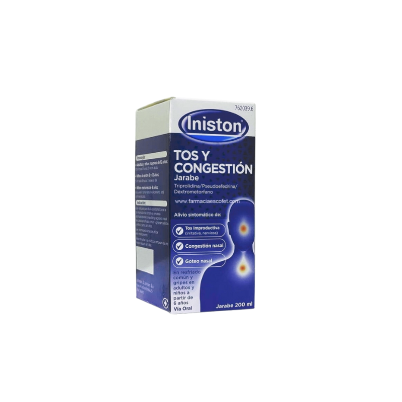 INISTON TOS Y CONGESTIÓN JARABE 200ML