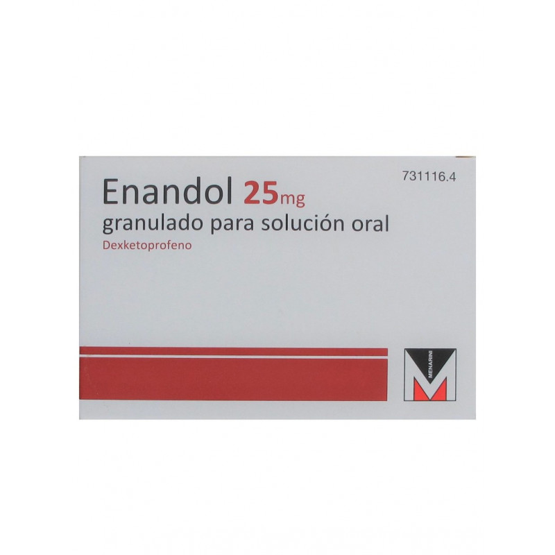 ENANDOL 25 MG GRANULADO PARA SOLUCIÓN ORAL