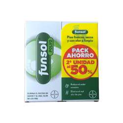 FUNSOL POLVO PIES Y CALZADO DUPLO 2x60G