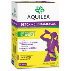 AQUILEA DETOX + QUEMAGRASAS 10 STICKS BEBIBLES