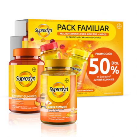 SUPRADYN PACK FAMILIAR ENERGY GUMMIES ADULTOS Y NIÑOS SUPRADYN PACK FAMILIAR ENERGY GUMMIES ADULTOS Y NIÑOS