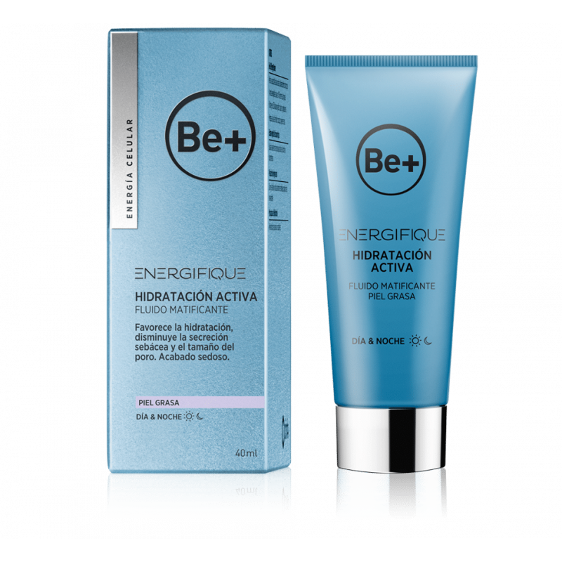 BE+ ENERGIFIQUE HIDRATACIÓN ACTIVA FLUIDO MATIFICANTE PIEL GRASA ADULTA 40ML