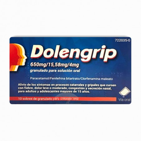 DOLENGRIP 650 MG/15,58 MG/4 MG GRANULADO PARA SOLUCION ORAL