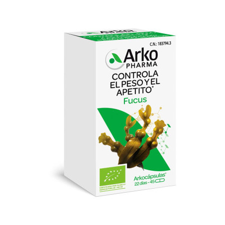 ARKOCAPSULAS FUCUS 45 CONTROL DE PESO Y APETITO CAPSULAS