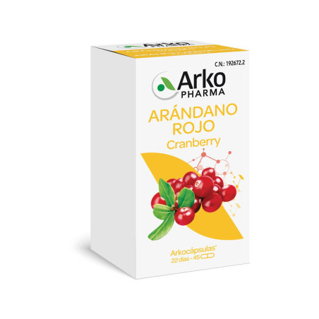 ARKOCAPSULAS CRANBERRY ARANDANO ROJO 45 CAPSULAS