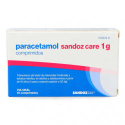 PARACETAMOL SANDOZ 1G COMPRIMIDOS