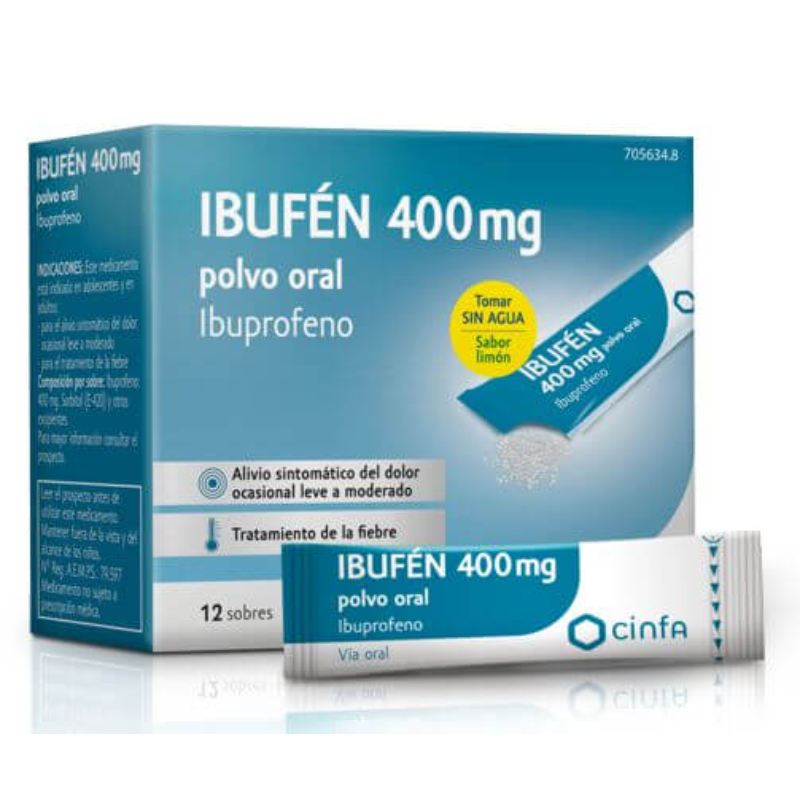 IBUFEN 400MG POLVO ORAL