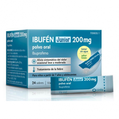 IBUFEN JUNIOR 200MG POLVO ORAL