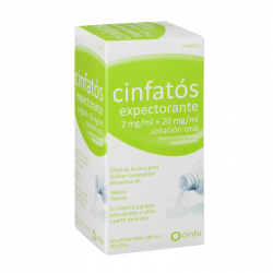 CINFATOS EXPECTORANTE 2 mg/ml + 20 mg/ml SOLUCION ORAL