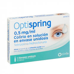 OPTISPRING 0,5 MG/ML COLIRIO EN SOLUCION EN ENVASES UNIDOSIS