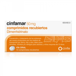 CINFAMAR 50 mg COMPRIMIDOS RECUBIERTOS