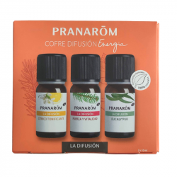 PRANAROM COFRE ACEITES ESENCIALES DIFUSIÓN ENERGIA 3x10ML