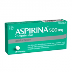 ASPIRINA 500 mg COMPRIMIDOS