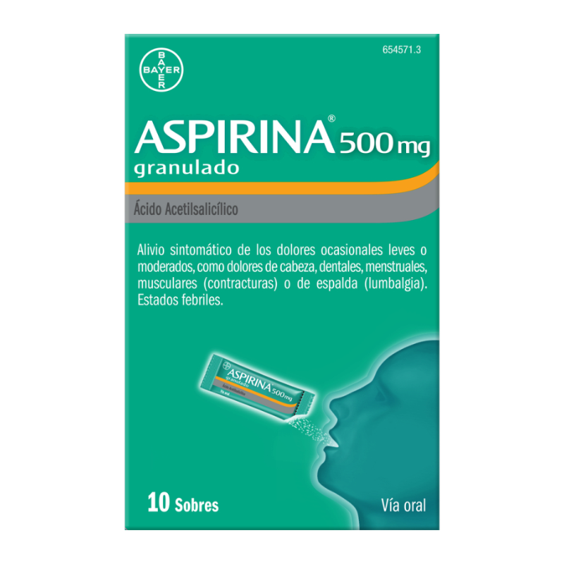 ASPIRINA 500 mg GRANULADO