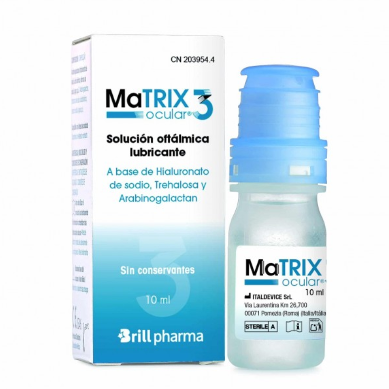 MATRIX OCULAR 3 SOLUCIÓN OFTÁLMICA LUBRICANTE 10ML