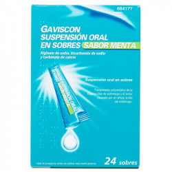 GAVISCON SUSPENSION ORAL EN SOBRES SABOR MENTA