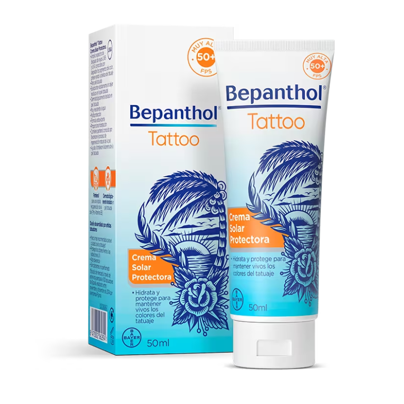 BEPANTHOL TATTOO CREMA SOLAR PROTECTORA 50ML