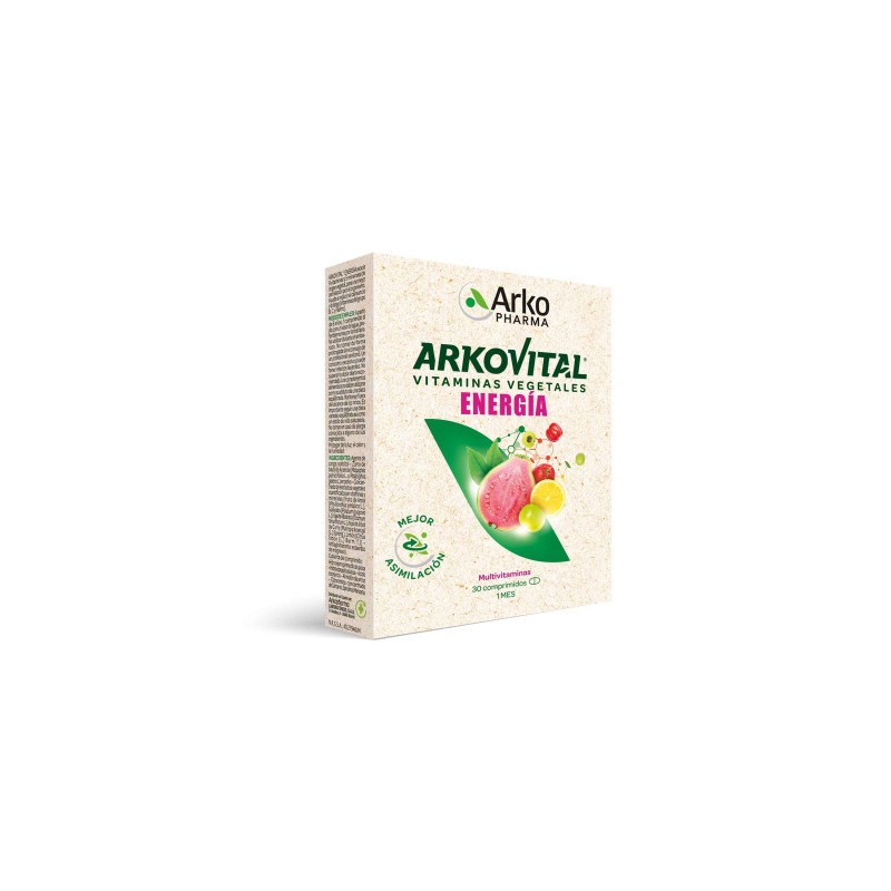 ARKOVITAL PURA ENERGÍA 30 COMPRIMIDOS