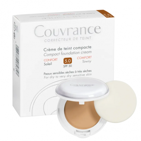 AVENE COUVRANCE MAQUILLAJE COMPACTO TONO 5.0 BRONCEADO