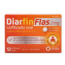 DIARFIN FLAS 2 MG LIOFILIZADO ORAL
