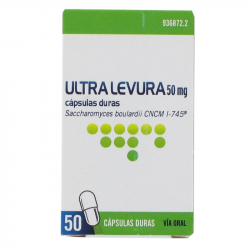 ULTRA LEVURA 50 mg CAPSULAS DURAS