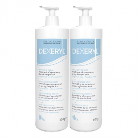 DEXERYL PACK CREMA EMOLIENTE PIEL SECA O ATÓPICA 2x500ML